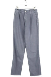 Jean droit Leon & Harper Gris en Coton, taille L - Seconde Main