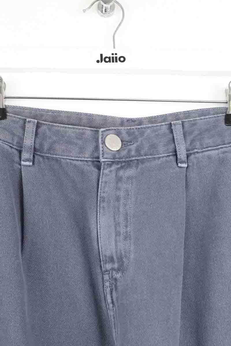 Jean droit Leon & Harper Gris en Coton
