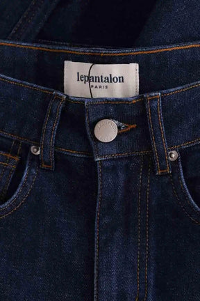 Jean droit Lepantalon Bleu en Coton