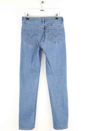 Jean droit Levi's 314 Shaping straight Bleu en Coton