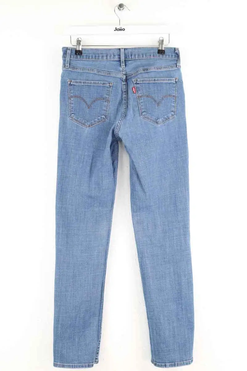Jean droit Levi's 314 Shaping straight Bleu en Coton