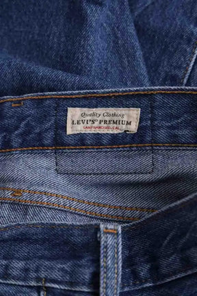 Jean droit Levi's 501 Bleu en Coton