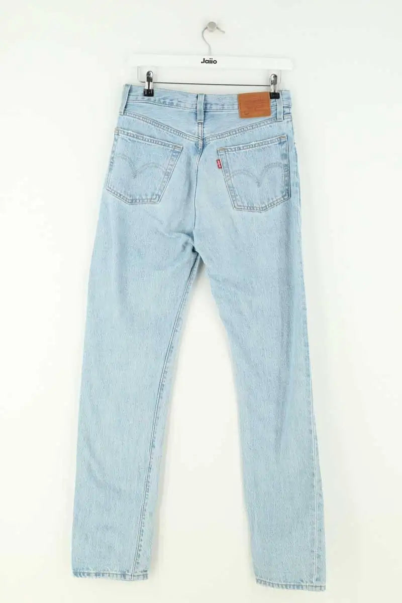 Jean droit Levi's 501 Bleu en Coton