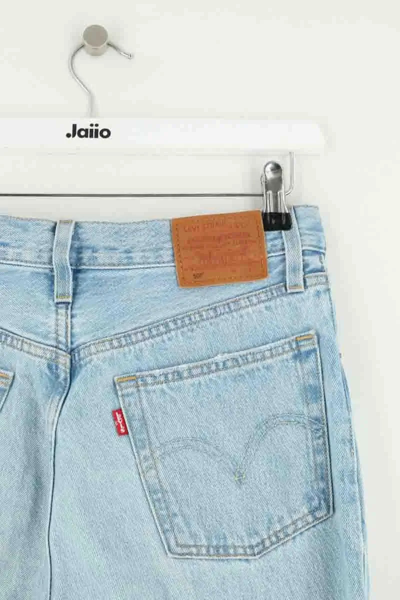 Jean droit Levi's 501 Bleu en Coton