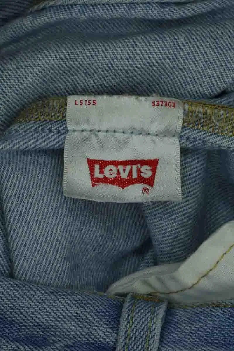 Jean droit Levi's 501 Bleu en Coton