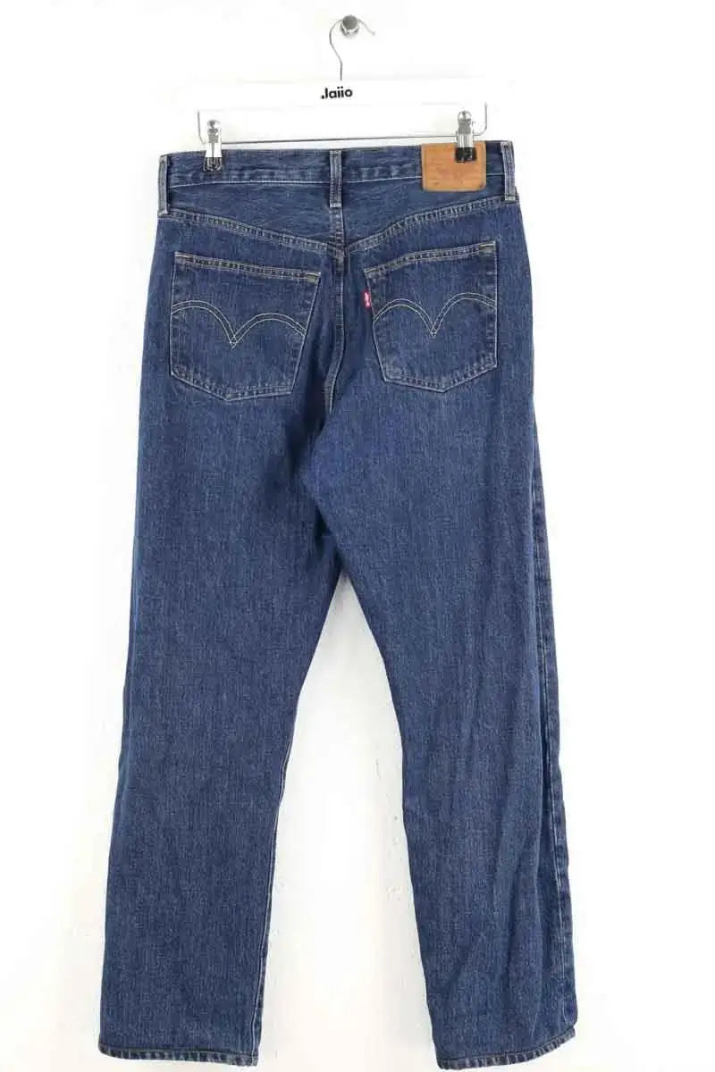 Jean droit Levi's 501 Bleu en Coton