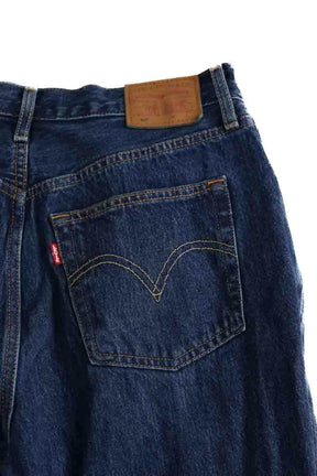 Jean droit Levi's 501 Bleu en Coton