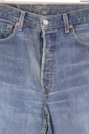 Jean droit Levi's 501 Bleu en Coton