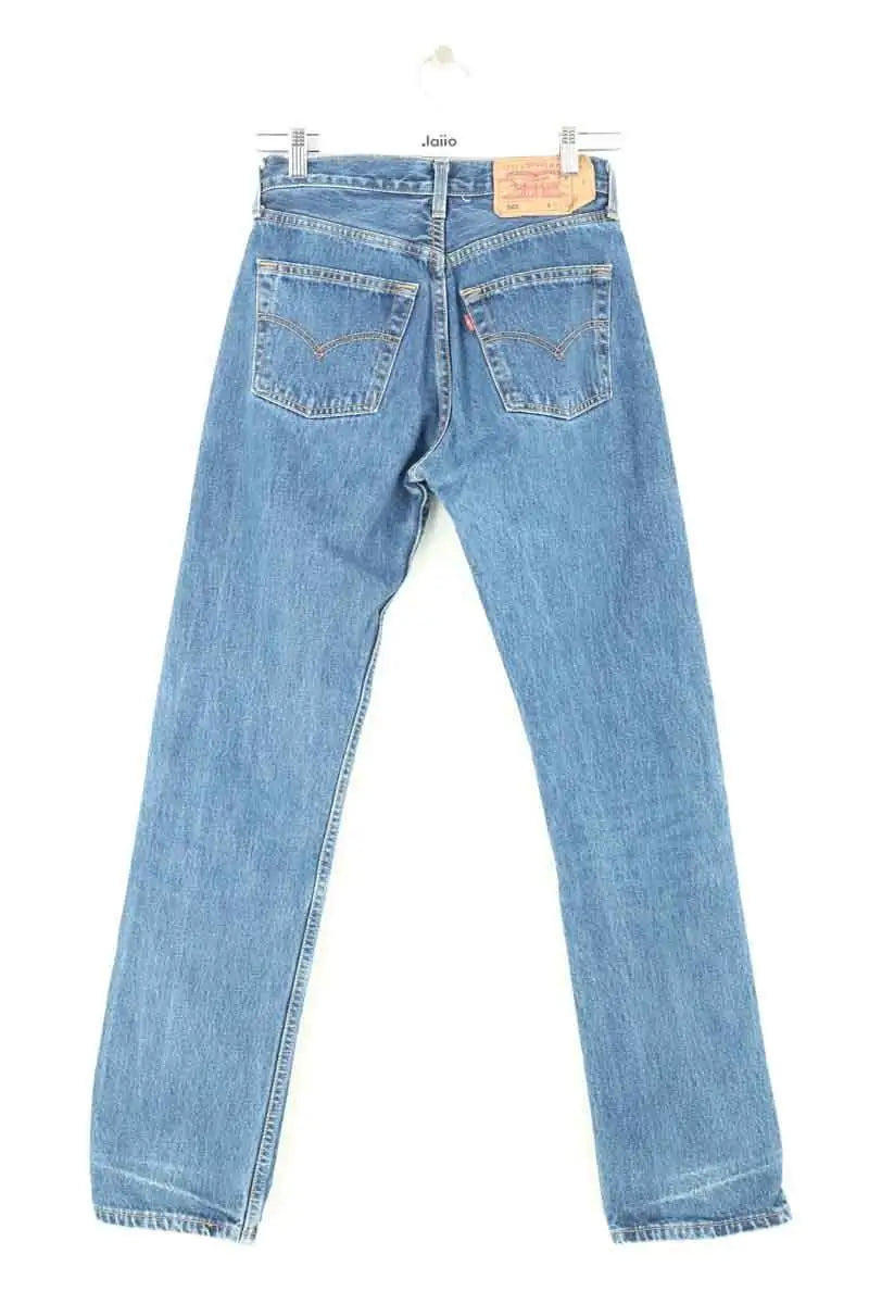 Jean droit Levi's 501 Bleu en Coton