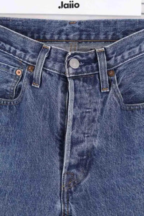 Jean droit Levi's 501 Bleu en Coton