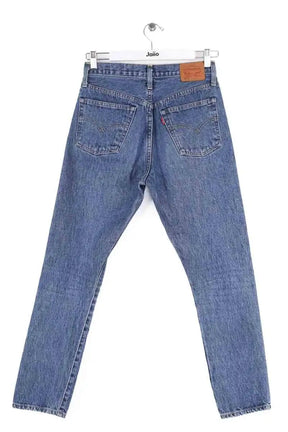 Jean droit Levi's 501 Bleu en Coton