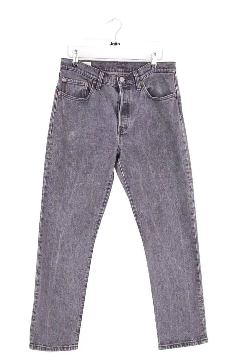 Jean droit Levi's 501 Gris en Coton, taille XS - Seconde Main