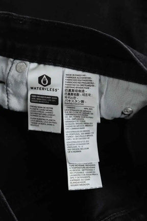 Jean droit Levi's 502 Noir en Coton
