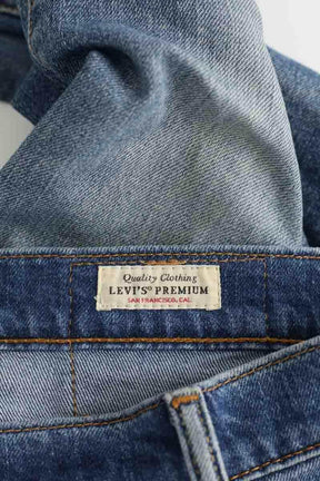 Jean droit Levi's 512 Bleu en Coton
