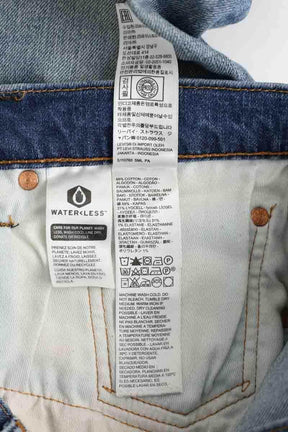 Jean droit Levi's 512 Bleu en Coton