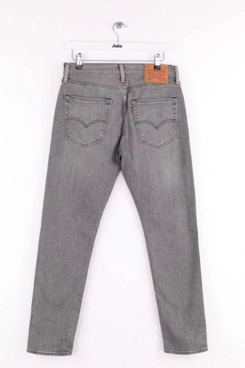 Jean droit Levi's 512 Gris en Coton