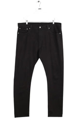 Jean droit Levi's 512 Noir en Coton, taille XL - Seconde Main