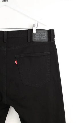 Jean droit Levi's 512 Noir en Coton