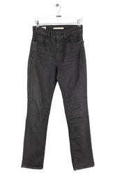 Jean droit Levi's 724 Anthracite en Coton, taille XS - Seconde Main