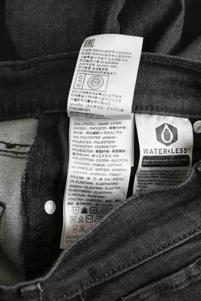 Jean droit Levi's 724 Anthracite en Coton