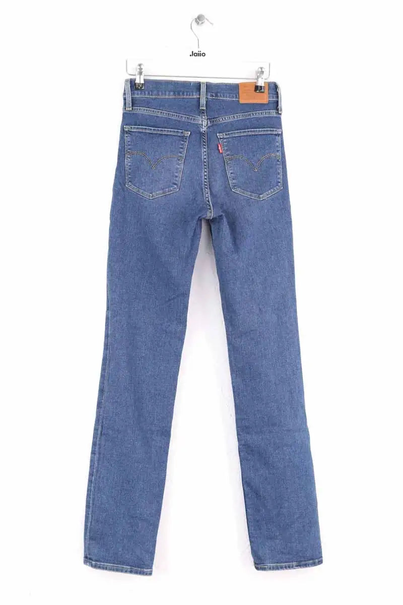 Jean droit Levi's 724 Bleu en Coton