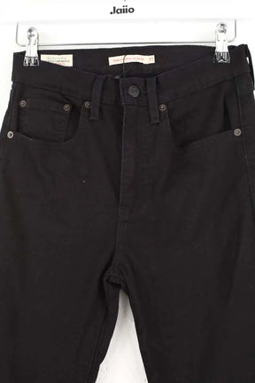 Jean droit Levi's 724 high rise straight Noir en Coton