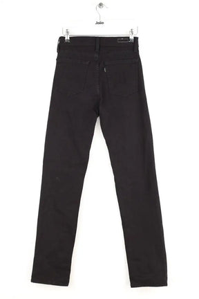 Jean droit Levi's 724 high rise straight Noir en Coton