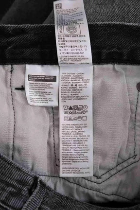 Jean droit Levi's Anthracite en Coton