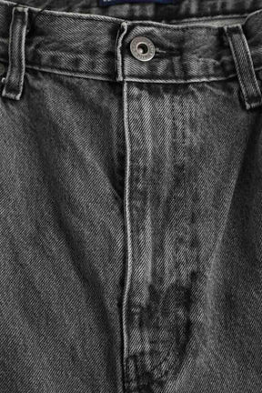 Jean droit Levi's Barrel Gris en Coton