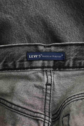 Jean droit Levi's Barrel Gris en Coton