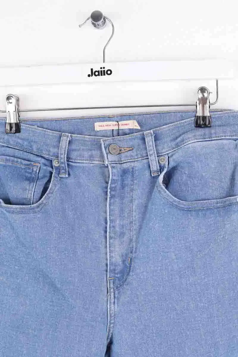 Jean droit Levi's Bleu en Coton