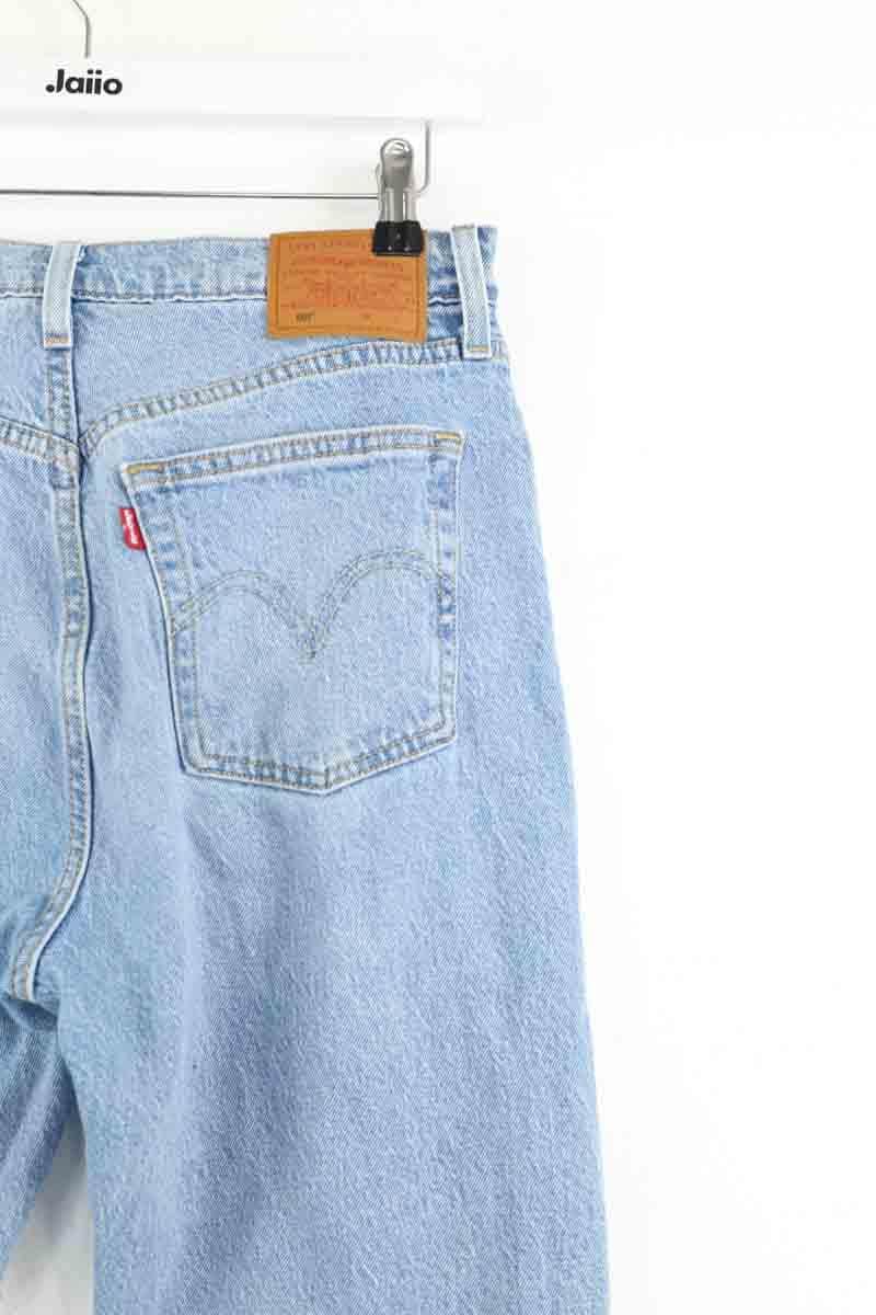 Jean droit Levi's Bleu en Coton