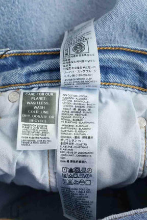 Jean droit Levi's Bleu en Coton