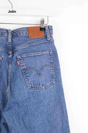 Jean droit Levi's Bleu en Coton