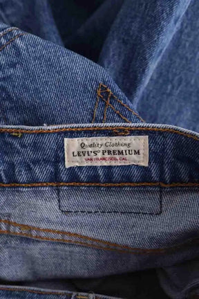 Jean droit Levi's Bleu en Coton