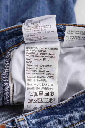Jean droit Levi's Bleu en Coton