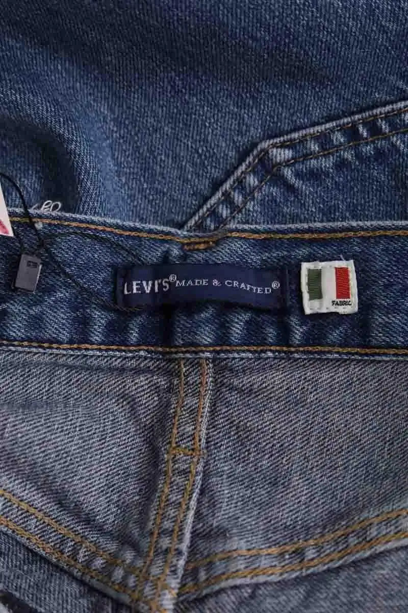 Jean droit Levi's Bleu en Coton