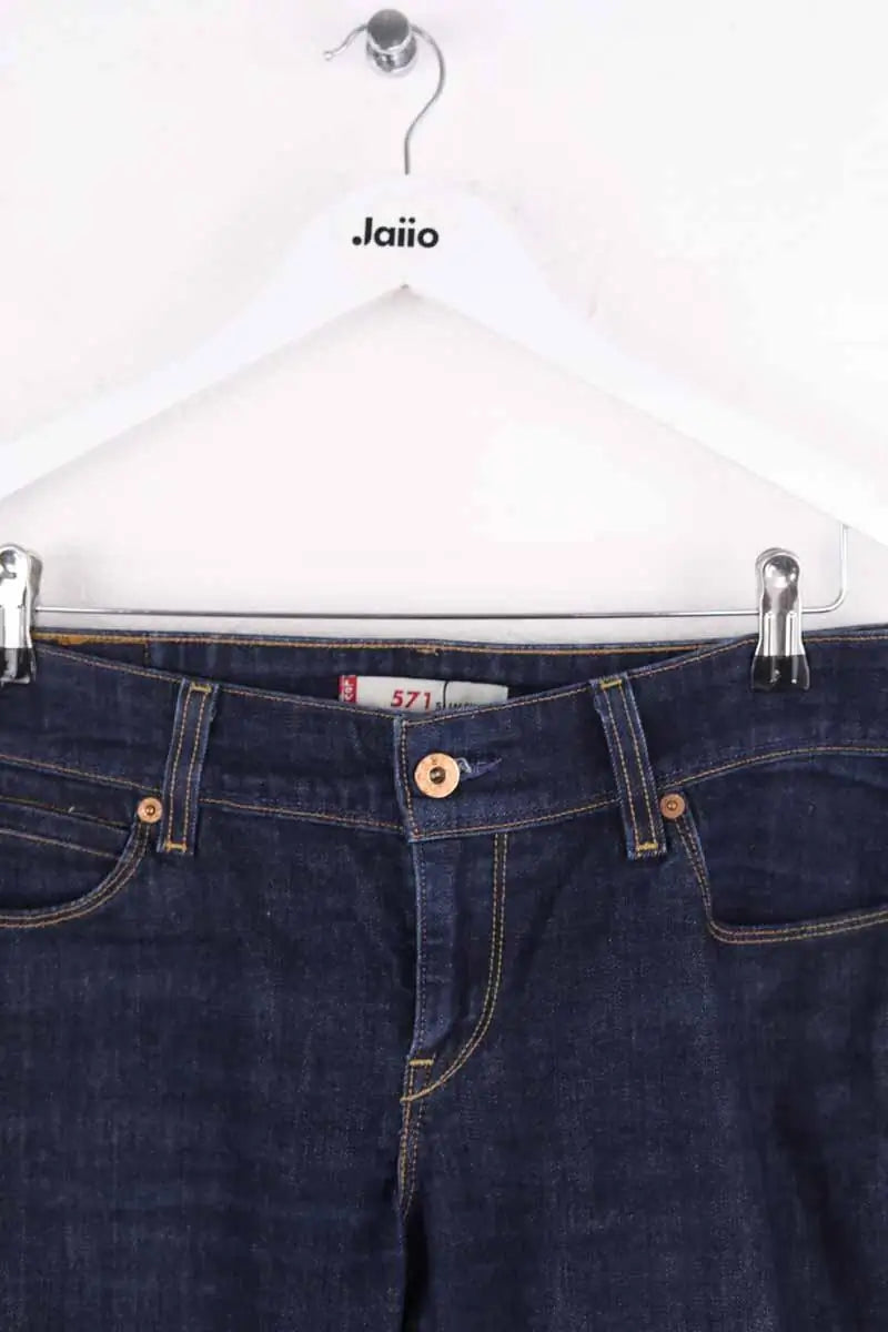 Jean droit Levi's Bleu en Coton