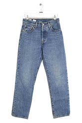 Jean droit Levi's Bleu en Coton, taille S - Seconde Main