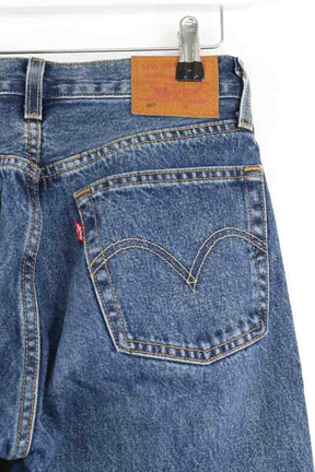 Jean droit Levi's Bleu en Coton