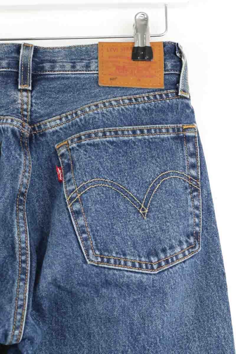 Jean droit Levi's Bleu en Coton