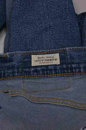 Jean droit Levi's Bleu en Coton