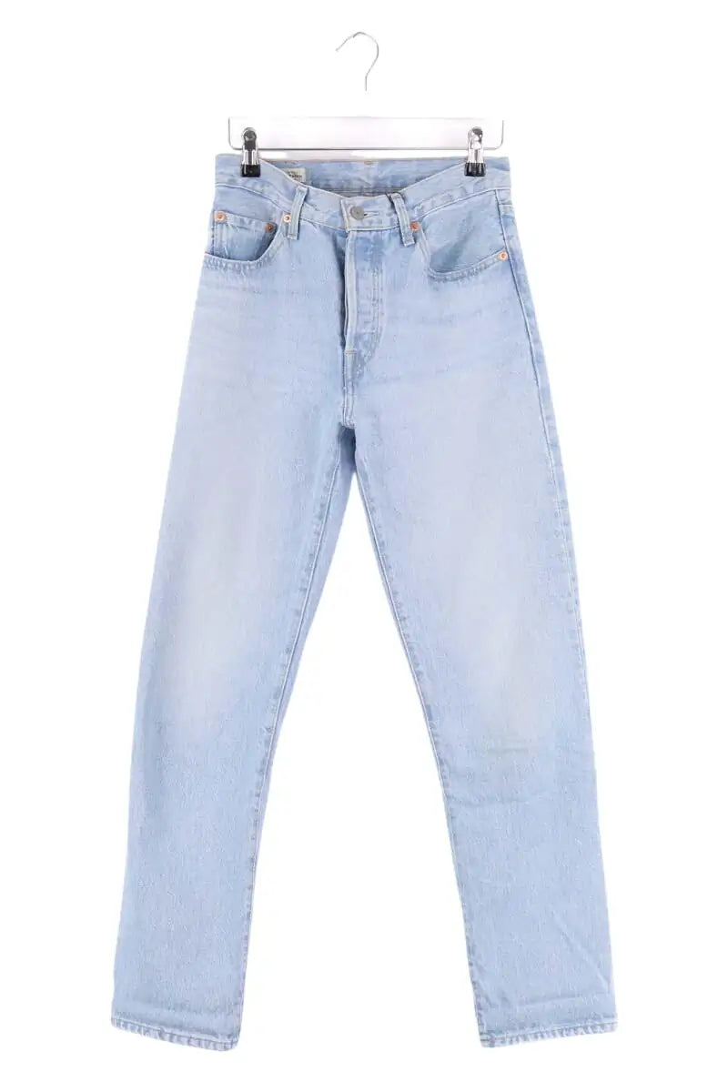 Jean droit Levi's Bleu en Coton, taille S - Seconde Main