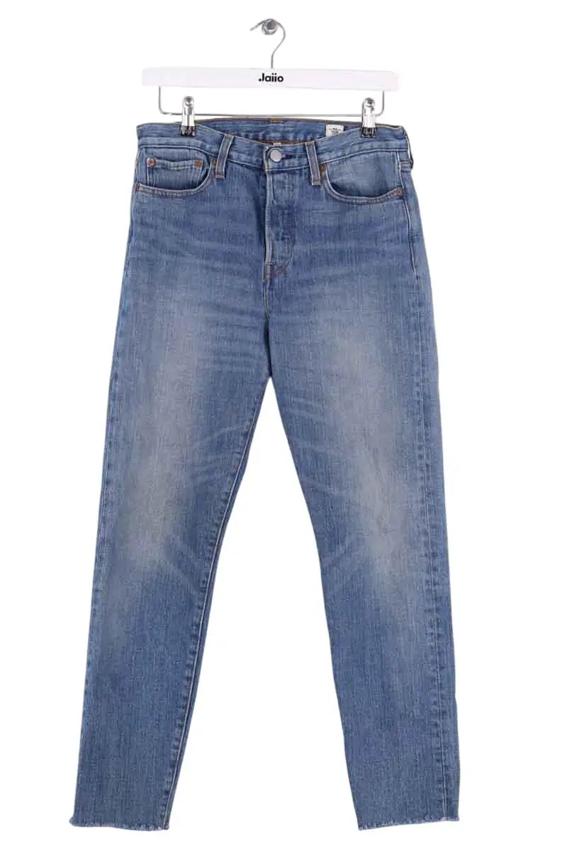 Jean droit Levi's Bleu en Coton, taille S - Seconde Main