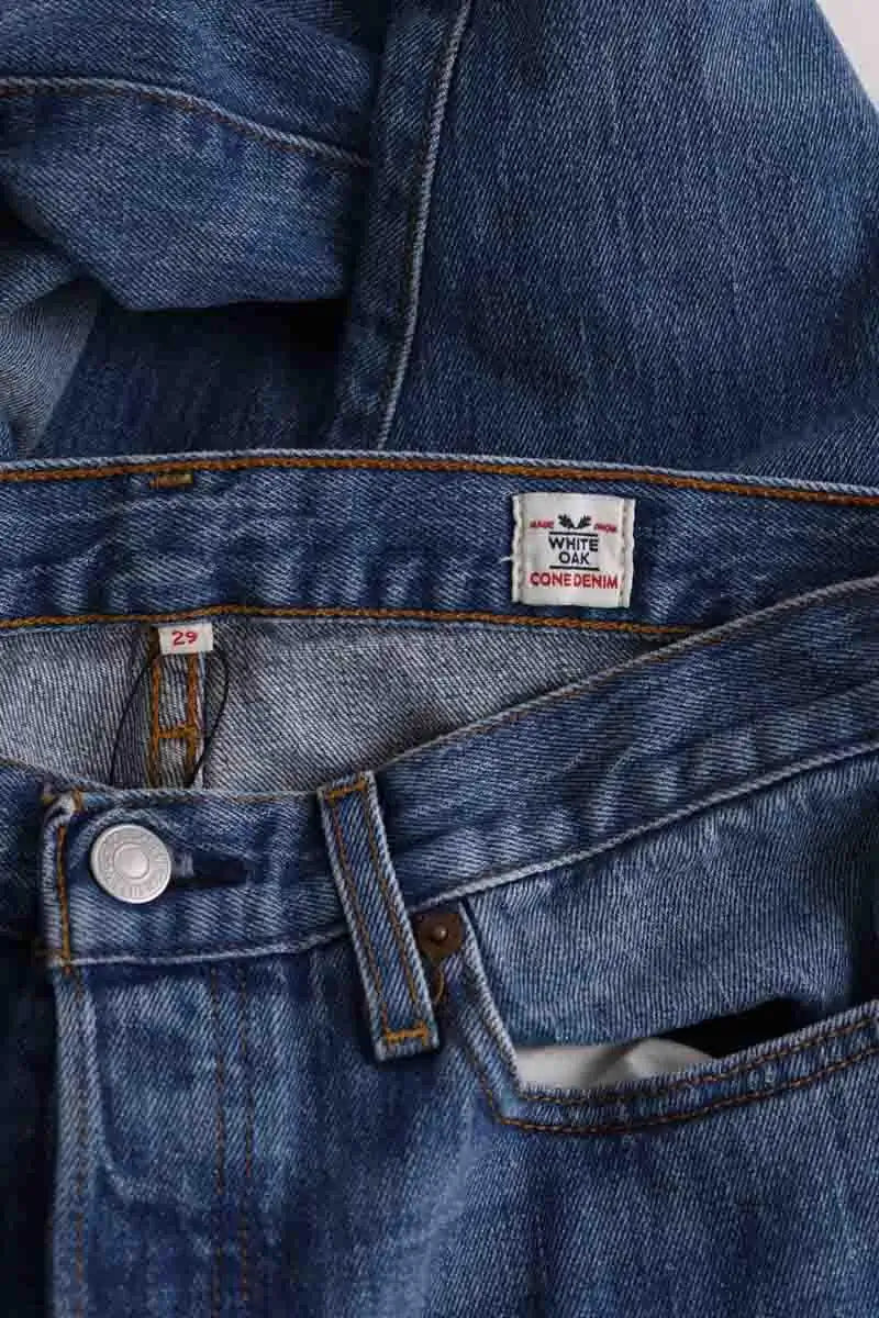 Jean droit Levi's Bleu en Coton