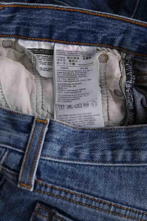 Jean droit Levi's Bleu en Coton