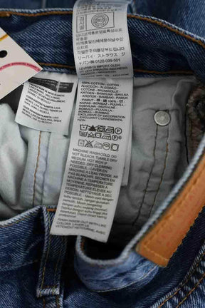 Jean droit Levi's Bleu en Coton