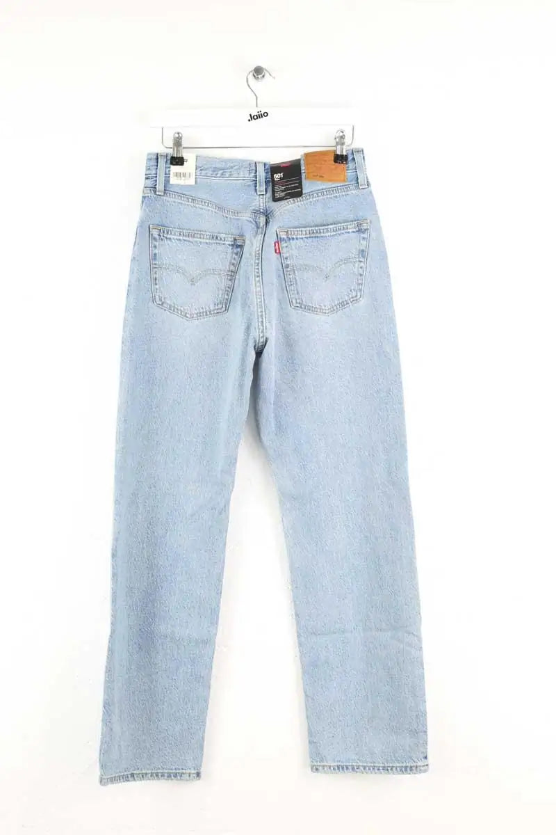 Jean droit Levi's Bleu en Coton