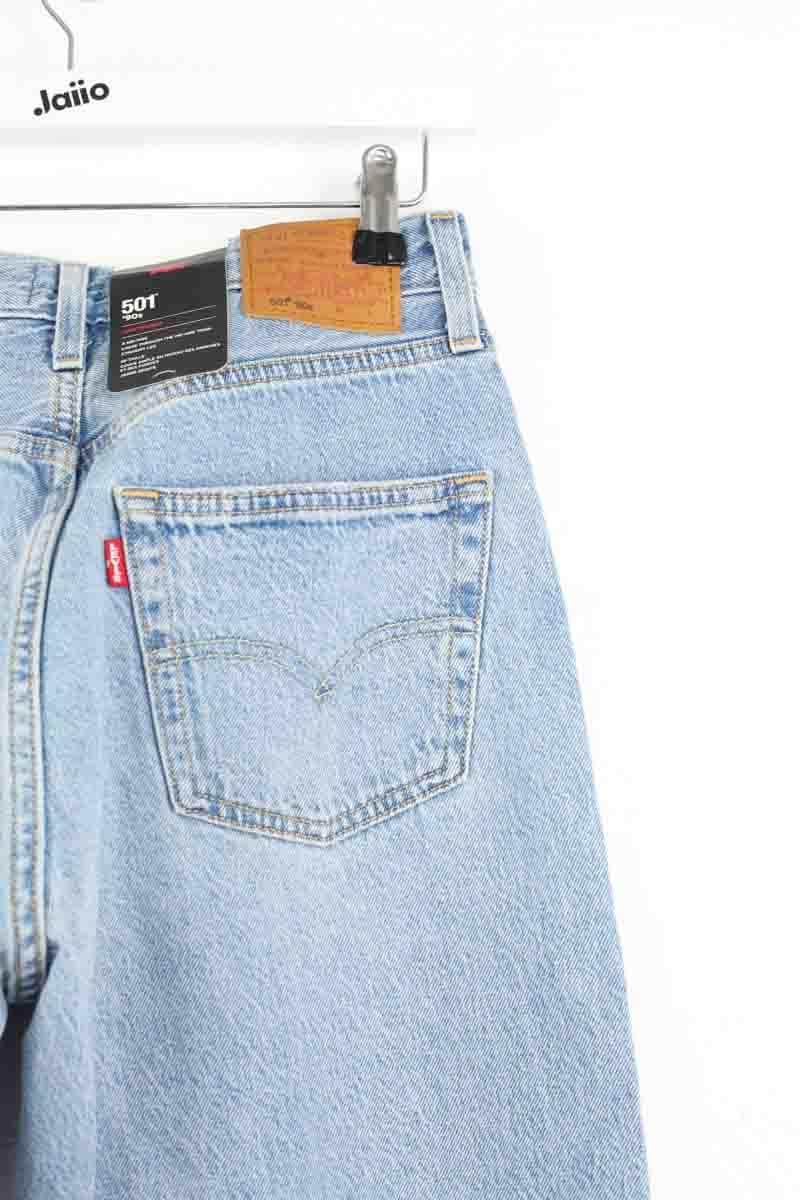 Jean droit Levi's Bleu en Coton