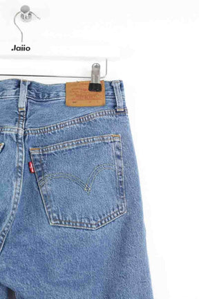Jean droit Levi's Bleu en Coton